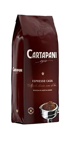 Cartapani 1951 | ESPRESSO CASA in grani | caffè pregiato e corposo | 1 kg