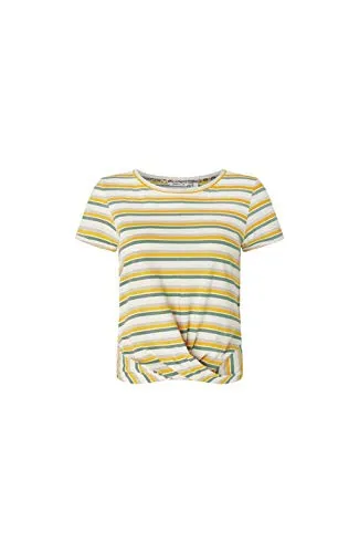 O'NEILL LW Leona Stripe Maglietta a Maniche Corte da Donna, Donna, 0A7302, Multicolore, XL