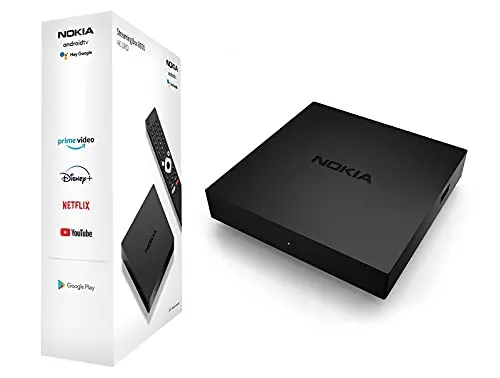 Nokia Streaming Box 8000, Android TV (Chromecast, HDMI, Netflix, Prime Video, Disney+)