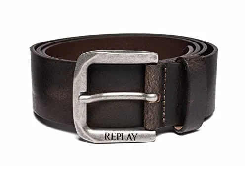 REPLAY AM2453.000.A3001E, Cintura Uomo, Nero(Black Brown 128), 105