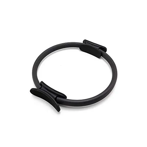 Eastbride Cerchi per Pilates，Yoga Pilates Circle, Body Fitness Magic Circle Yoga Cerchio-Nero，Ring Pilates Circle Pilates Ring