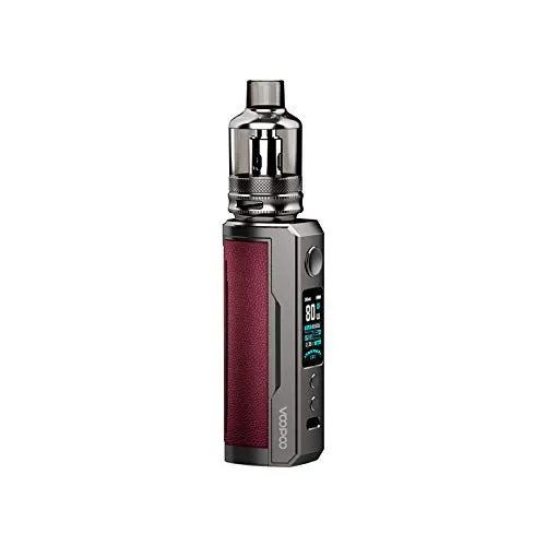 VOOPOO Drag X Plus Box Kit 100W 5.5 ML Kit completo di sigarette elettroniche -Nessuna batteria, nessun liquido, senza nicotina (Marsala)