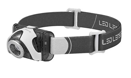 Led Lenser SEO 5 Torcia Frontale a LED, Grigio