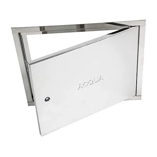 Sportello portello porta inox per contatore acqua (60x60cm)