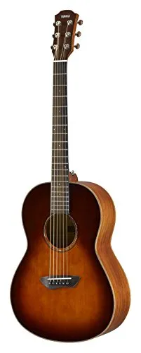 Yamaha CSF3MTBS Chitarra Folk in Legno con Pickup - Pratica Chitarra Acustica - Suono Chiaro e Ricco - per Professionisti - Custodia Inclusa, da Viaggio - Colore Tobacco Sunburst