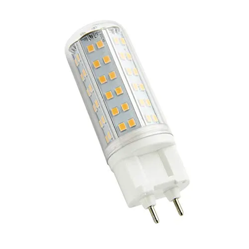 ZIBEI Alta luminosità G12 LED Lampadine 10W Equivalenti a 100 Watt Bulbo Alogeno Bianco Caldo 3000K AC 90-265V Non-Dimmerabile(1-Pacco)