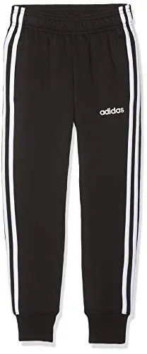 Adidas Youth Boys Essentials 3 Stripes, Pants Bambino, Black/White, 13-14A