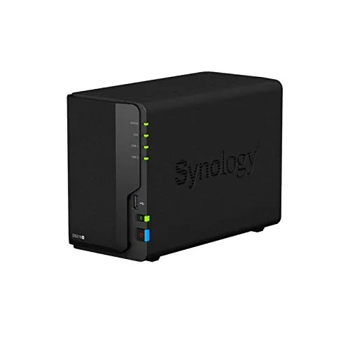 Synology ds218 +-2G 2 Bay 16tb Bundle con 2 X 8TB st8000vn0022 Iron Wolf