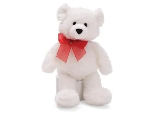 Gund Felicity, piccola, a forma di orsetto, colore: bianco