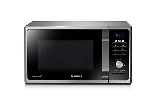 Samsung  MG23F301TCS Forno Microonde Grill, 23 Litri, 800 W, Grill 1200 W, Healthy Cooking, Argento