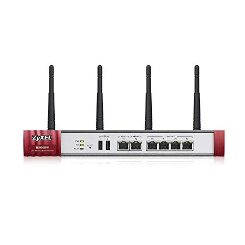 Zyxel ZyWALL 1.0 Gbps Wireless AC UTM Firewall, fino a 75 utenti - Licenze UTM opzionali [USG60W]