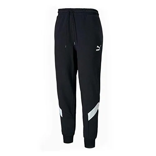 Puma Iconic MCS Track Pants Ft - Pantaloni, Uomo, 596448, Nero puma, S