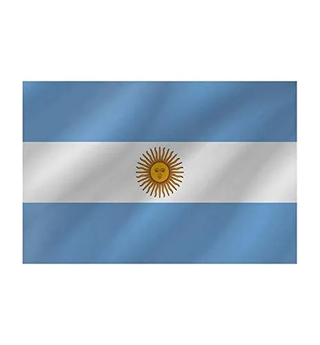 R&F srls Bandiera Argentina Nazionale Tessuto Misura Standard 90 X 150 cm