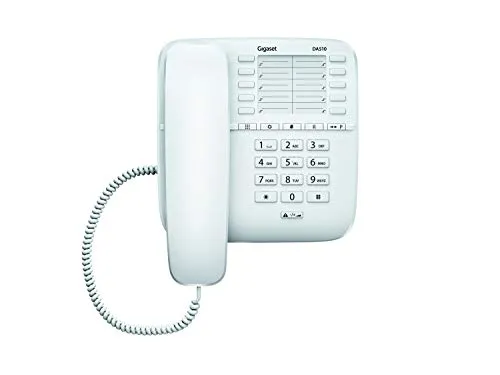 Gigaset S30054-S6530-R102 Telefono Cordless, Bianco