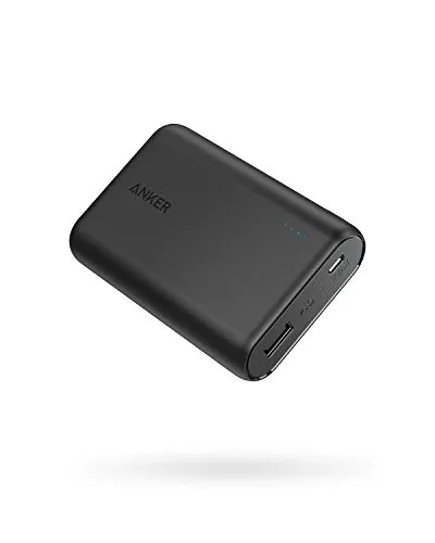 Anker Caricatore Portatile Powerbank 10000mAh PowerCore 10000, Caricatore Portatile Ultra Compatta, Power Bank Alta Capacità Per Huawei, Samsung, iPhone, Xiaomi e Altri