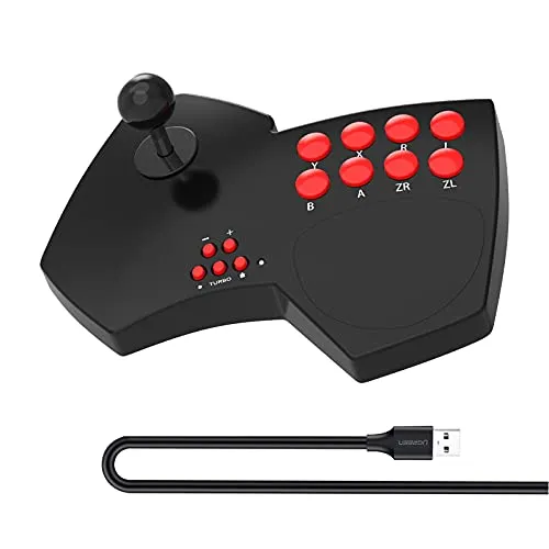 DOYO Stick da Combattimento Arcade, USB Arcade Fighting Stick per PS3 / PC / SWITCH / NEOGEO / RPI / Android, Arcade Stick for Fighting Games