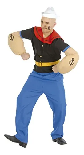 Guirca Costume braccio di ferro taglia adulto Popeye