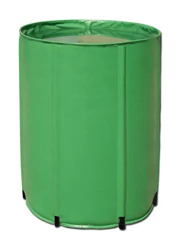 Aquaking - Botte d'acqua pieghevole in PVC, 160 l, serbatoio per sostanze nutritive, serbatoio per la pioggia, serbatoio dell'acqua piovana