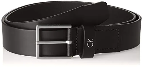 Calvin Klein Formal Belt 3.5cm Cintura, Nero (Black 001), 11 (Taglia Produttore: 115) Uomo