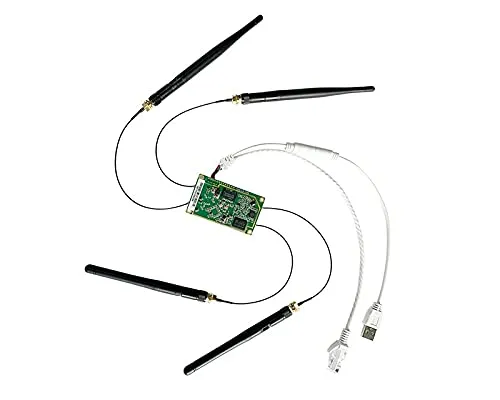 VONETS VM5G Modulo Wi-Fi Dual Band Wireless Bridge Router/Ripetitore Ethernet Wifi Hotspot Adattatore RJ45 con 4 antenne esterne Ideale per DVR di ingegneria fai-da-te, PS3, dispositivo di rete