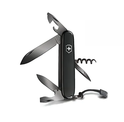 Victorinox Spartan PS - Coltellino Multiuso, 91 mm, Nero