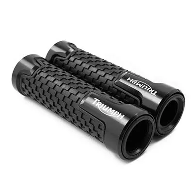 RONGLINGXING Parti Powersports 7/8 '' 22 millimetri manubrio del motociclo Grip for Triumph Tiger 800 1050 Street Triple R 675 Daytona 675 (Color : Black)