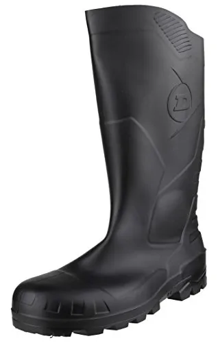 Dunlop Protective Footwear (DUO1K) Devon Full Safety, Stivali di gomma Unisex - Adulto, Nero (Black), 42 EU