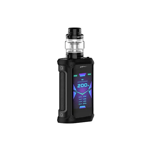 Kit Aegis X, GeekVape Aegis X 200W Kit con serbatoio Cerberus da 5,5 ml e alimentazione con doppio box impermeabile 18650 in edizione limitata Mod.