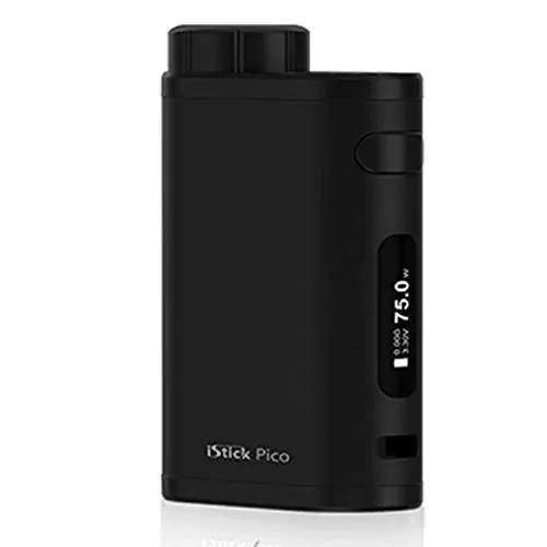Eleaf - iStick Pico 75W Box mod per sigaretta elettronica alimentata da 1 batteria 18650, controllo temperatura manuale (Nero)