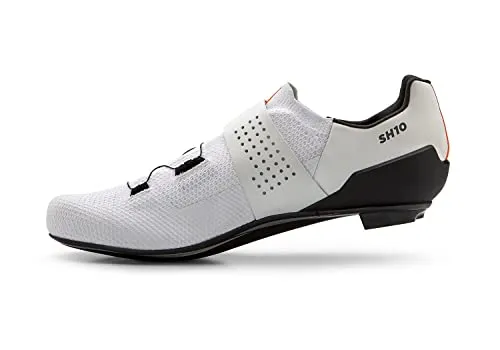 Scarpe per Bici da Corsa DMT Carbonio SH10 Knit 2 Boa 2023 - Bianco, 42