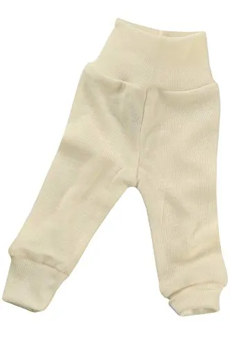 Engel Natur, pantaloni per neonati prematuri, con fascia in vita, 70% lana (allev.to bio), 30% seta naturale 1 mese