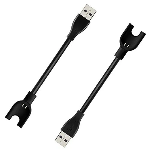 SODIAL Dati di Ricarica USB del Bacino Della Culla del Caricatore del Cavo 0.14m per Caricatore USB Xiaomi Mi Band 3 Braccialetto per MI Band 3 per Il Braccialetto Mi