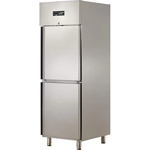 Armadio frigo Négative gamma GN 2/1-2 a 4 mezze porte piene, AFI Collin Lucy, R290, 4 x 4 porte, 690 mm