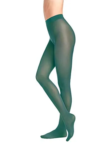 Wolford Velvet de Luxe 66 DEN - Collant da donna Verde (Dark Jade 6574). XS