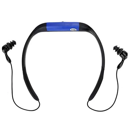 Hopcd IPX8 - Cuffie impermeabili per nuoto 4 GB, lettore musicale MP3/FM per sport subacquei - immersioni subacquee