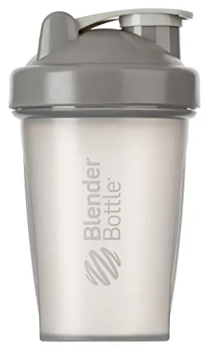 BlenderBottle Classic Shaker per frullati di proteine | Bottiglia per acqua | Borraccia | BlenderBall | 590 ml - pebble