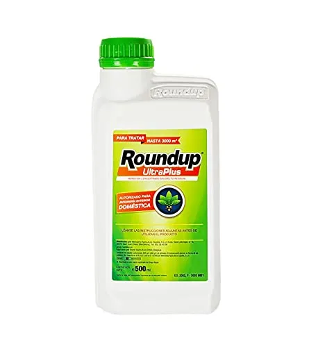 ROUNDUP UltraPlus 500 ml di erbicida concentrata senza effetto residuo per 3000m