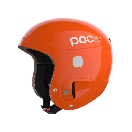POC Pocito Skull, Casco da Sci Unisex-Bambini, Arancio (Fluorescent Orange), XS/S