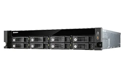 QNAP TS-853U 2.0GHz QuadCore 4GB Ram 8-Bay Rack NAS Server Bundle con 8x 1000GB WD10EFRX Red 24/7