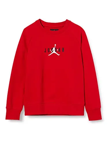 Nike Jordan Air Crew, Maglietta Bambino, Rosso (Gym Red), 12-13Y