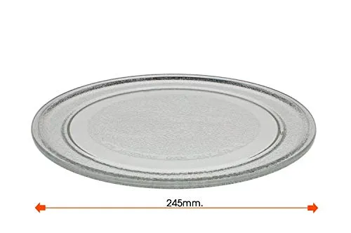 Recamania® - Piatto per Forno a microonde Universale Diametro 245 mm