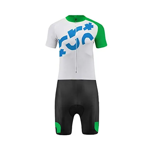 Uglyfrog Cycling Skinsuit Uomo Ciclismo Magliette Manica Corta +Gambe Corte with Gel Pad Sports Wear Design Unico Migliori Regali per Gentiluomo