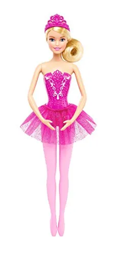 Barbie- Ballerina con tutù-per Sognare in Grande, Colore Rosa, DHM42