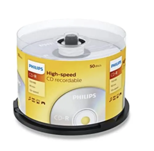 Philips CD-R 80MIN - Confezione da 50