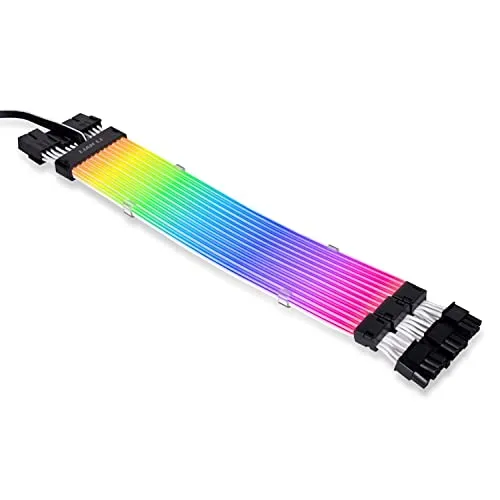 Lian-Li Strimer Plus V2 - Cavo VGA RGB triplo a 8 pin (PW12-PV2 NERO)