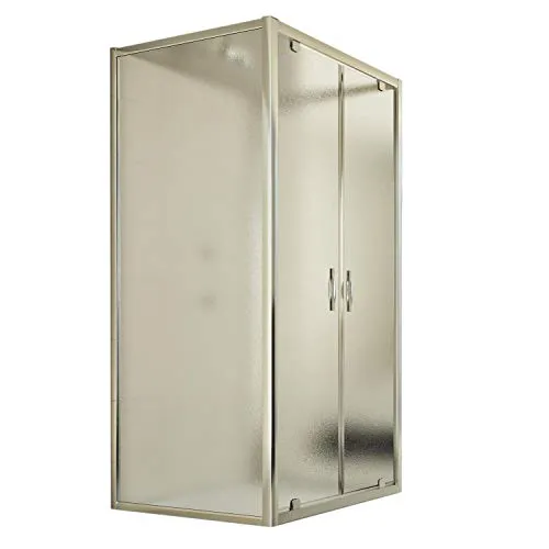 Idralite Box Doccia 3 Lati 80x120x80 CM H198 Stampato C MOD. Cristal Trio 2 Ante