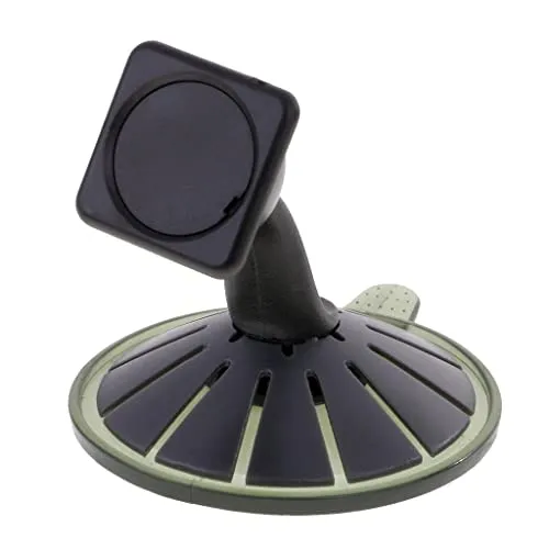 Supporto GPS a ventosa - Staffa nera per TomTom GO Car RV 520 530 620 630 720 730 920 930 con design a petalo grigio, supporto per navigazione sicuro e durevole
