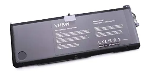 vhbw batteria compatibile con Apple Macbook Pro 17, 17" A1297 2009 Version, 17" MC226*/A laptop, notebook (8600mAh, 10.95V, Li-Poly)