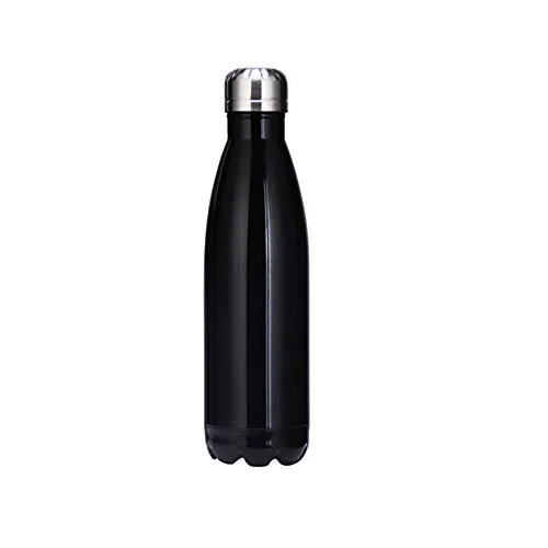ZXZXZX Bottiglia Acqua in Acciaio Inox - 500ml, Bottiglia Termica per Acqua in Acciaio Inox, Senza BPA, Borracce Termiche per Bambini, Scuola, Ufficio, Sport, Palestra, 500ml