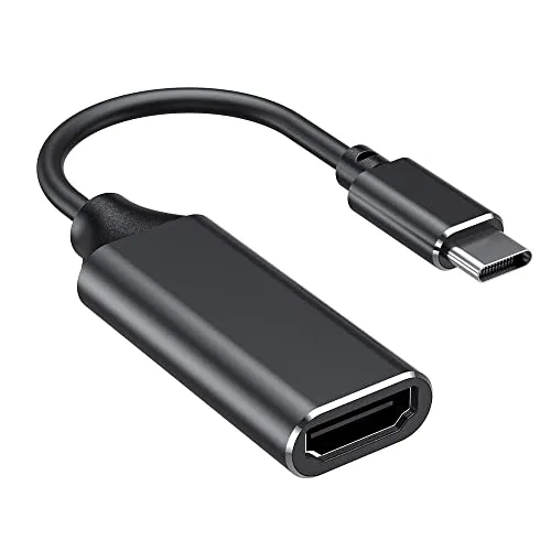 USB C HDMI Adapter, Adattatore da USB C a HDMI 4K, Tipo C HDMI Adapter Femmina (compatibile Thunderbolt 3) for Samsung Note 9/S9, MacBook Pro 2018/2017, iPad pro 2018, Huawei Mate 20
